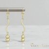 Goldfilled Antiallergén Fülbevaló 54mm 14K szín