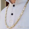 Goldfilled Antiallergén Luxus Barakka Nyaklánc 70cm Hosszú és 8-9mm Széles  (100g ! )  Szín 14K Multikolor