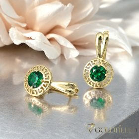 Goldfilled Antiallergén Fülbevaló 19mm 14K szín