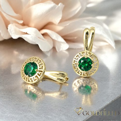 Goldfilled Antiallergén Fülbevaló 19mm 14K szín