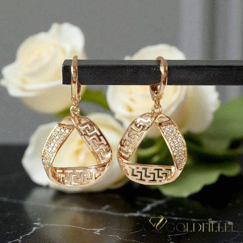 Goldfilled Antiallergenic Earrings 34mm 18K Color