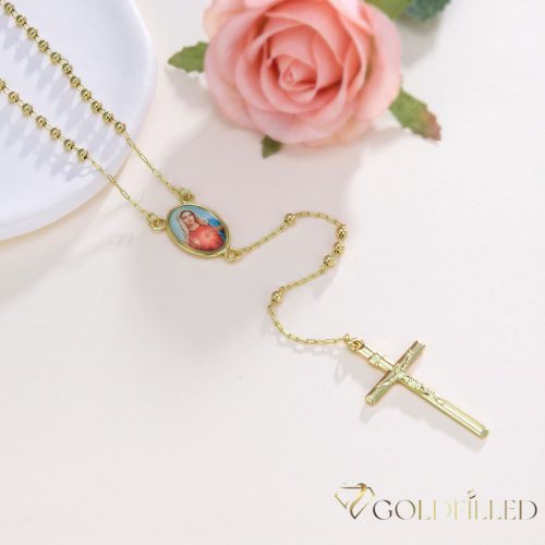 Goldfilled Antiallergén Nyaklánc  60cm Hosszú és  4 mm Széles  Szín  14K