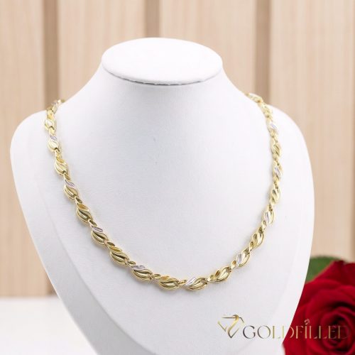 Goldfilled Antiallergén Exkluzív Nyakék Több Féle Méretben 7 mm Széles 14K Szín Multicolor 