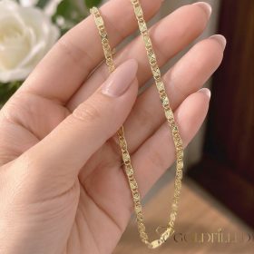   Goldfilled Antiallergén Nyaklánc  55cm Hosszú és  3 mm Széles  Szín  14K