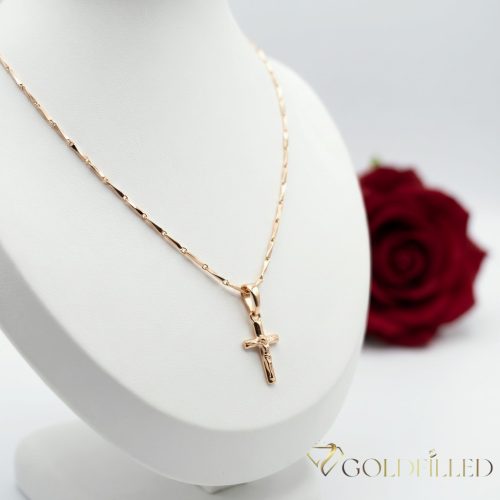 Goldfilled Antiallergén Nyaklánc 45cm/1mm +Medál 18K Szín