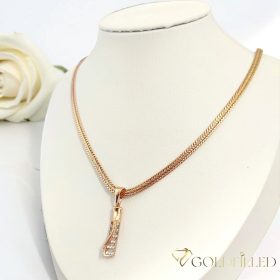   Goldfilled Antiallergén Nyaklánc 50cm/4mm +Medál 18K Szín