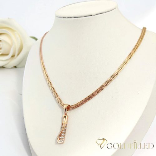Goldfilled Antiallergén Nyaklánc 50cm/4mm +Medál 18K Szín