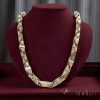 Goldfilled Antiallergén Luxus Barakka Nyaklánc 70cm Hosszú és 11mm Széles  (170g ! )  Szín 14K Multikolor