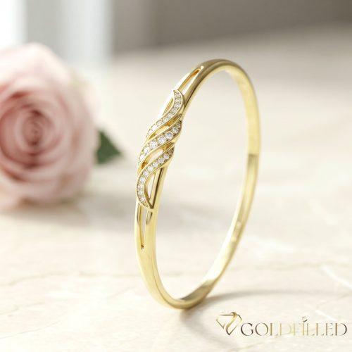 Goldfilled Antiallergén Karperec 7-4mm szín 14K Átmérő 60mm ( Nyitható )