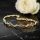 Goldfilled Antiallergén Karkötő 17cm/5mm 14K színű