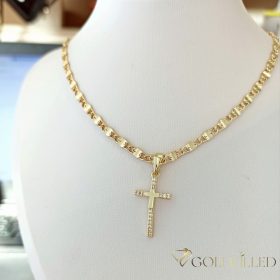   Goldfilled Antiallergén Nyaklánc 50cm/3mm +Medál 14K Szín