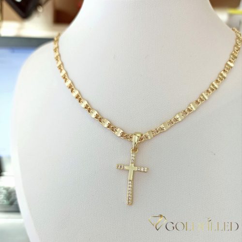 Goldfilled Antiallergén Nyaklánc 50cm/4mm +Medál 14K Szín