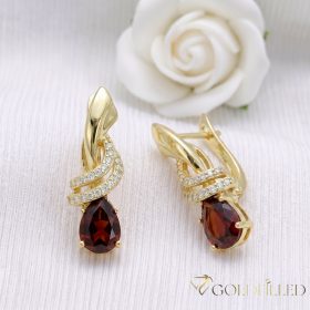 Goldfilled Antiallergén Fülbevaló 18mm 14K szín