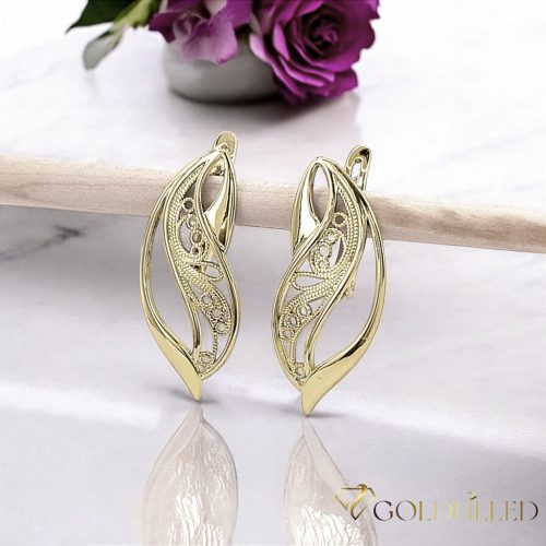 Goldfilled Antiallergenic Earrings 33mm 14K Color