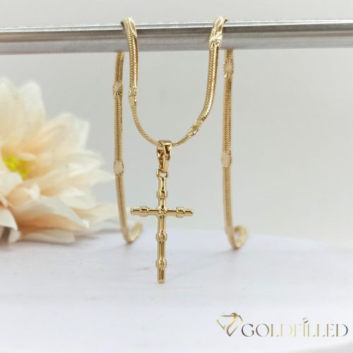 Goldfilled Antiallergén Nyaklánc 45cm/3mm +Medál 18K Szín