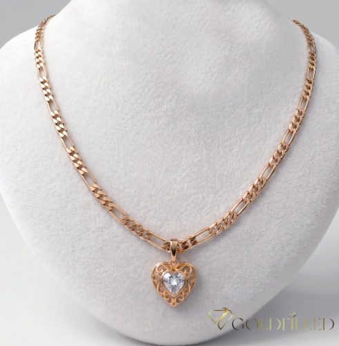 Goldfilled Antiallergén Nyaklánc 45cm/4mm +Medál 18K Szín