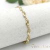 Goldfilled Antiallergén Karkötő 17cm/6mm 14K színű
