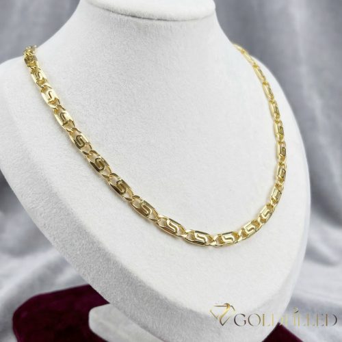 Goldfilled Antiallergén Nyaklánc  50cm Hosszú és 5,2 mm Széles  Szín 14K