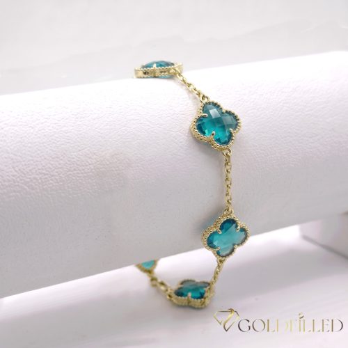 Goldfilled Antiallergén Karkötő 18-21 cm/15mm 14K színű