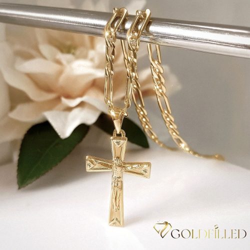 Goldfilled Antiallergén Nyaklánc 50cm/4mm +Medál 18K Szín