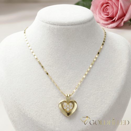 Goldfilled Antiallergén Nyaklánc 60cm/2mm +Medál 14K Szín