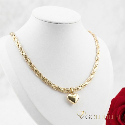 Goldfilled Antiallergén Luxury Nyakék 50cm Hosszú és 6,2mm  Széles  Szín 14K