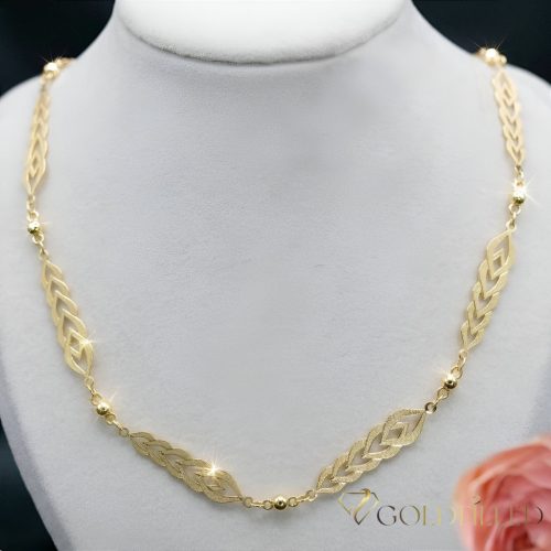 Goldfilled Antiallergén Nyaklánc 45cm/9 mm 14K szin