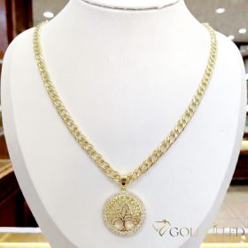   Goldfilled Antiallergén Nyaklánc 45cm/5,2mm +Medál 14K Szín