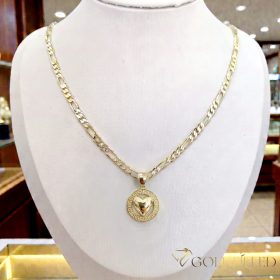   Goldfilled Antiallergén Nyaklánc 50cm/4mm +Medál 14K Szín /Multikolor
