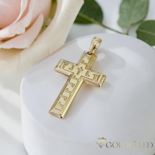 Goldfilled Antiallergén Medál 33 mm 14K szín