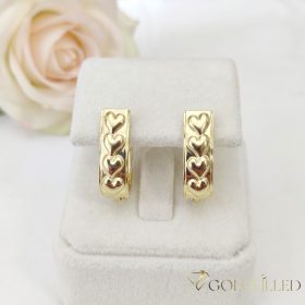 Goldfilled Antiallergén Fülbevaló 20mm 14K szín