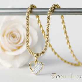   Goldfilled Antiallergén Nyaklánc 50cm/3mm +Medál 14K Szín