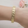 Goldfilled Antiallergén Karkötő 17cm/8mm 14K színű