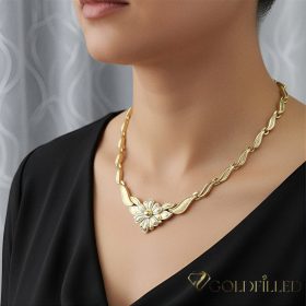   Goldfilled Antiallergén Nyakék 45 cm/6-20 mm 14K Multikolor szín