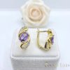 Goldfilled Antiallergén Fülbevaló 17 mm 14K szín