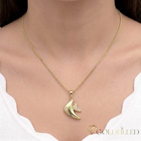   Goldfilled Antiallergén Nyaklánc 35cm/1mm +Medál 14K Szín (max 7 éves korig ajánlott !)