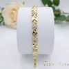 Goldfilled Antiallergén Karkötő 19cm/8mm 14K színű