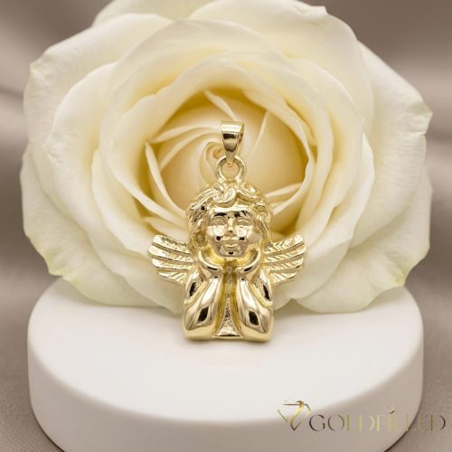Goldfilled Antiallergén Medál 38 mm 14K szín