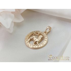 Goldfilled Antiallergén Medál 28mm 18K szín