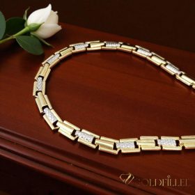   Goldfilled Antiallergén Exkluzív Nyakék Több Féle Méretben 7 mm Széles 14K Szín Multicolor 