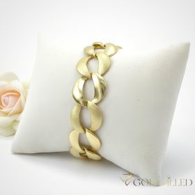 Goldfilled Antiallergén Karkötő 19cm/18mm 14K színű