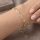 Goldfilled Antiallergén Karkötő 18cm/5,5mm 14K színű