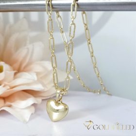   Goldfilled Antiallergén Nyaklánc 60cm/3mm +Medál 14K Szín