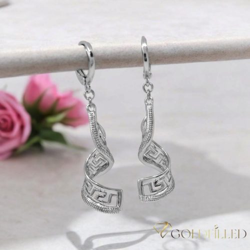 Goldfilled Antiallergén Fülbevaló 50mm 