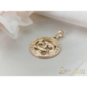 Goldfilled Antiallergén Medál 28mm 18K szín