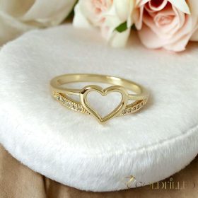   "Goldfilled" antiallergén gyűrű, különböző méretekben 14K színű