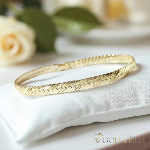 Goldfilled Antiallergenic Bracelet 19cm/5,5mm 14K color