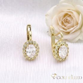 Goldfilled Antiallergén Fülbevaló 20mm 14K szín
