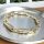 Goldfilled Antiallergén Karkötő 24cm /8-9mm Multikolor szín (14K) 