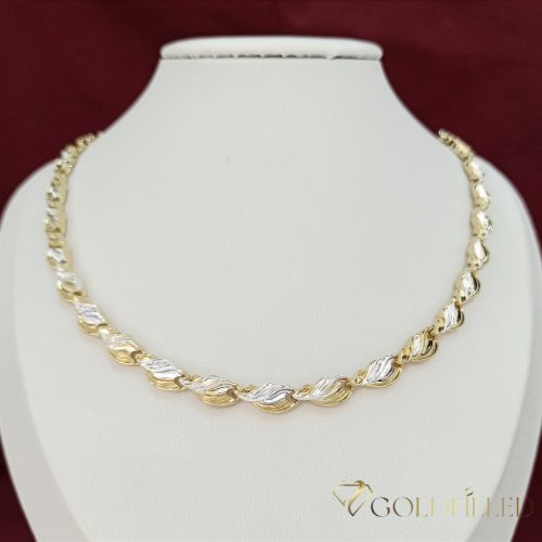 Goldfilled Antiallergén Exkluzív Nyakék Több Féle Méretben 7 mm Széles 14K Szín Multicolor 